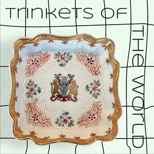 Handpainted Trinket Dish from Singapore